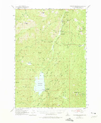 Deadwood Reservoir 1953 topographic map thumbnail