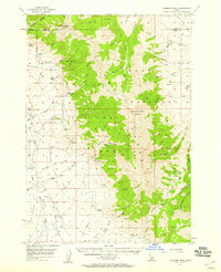 Diamond Peak 1957 topographic map thumbnail