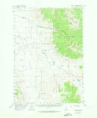 Donkey Hills topographic map thumbnail