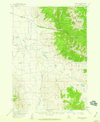 Donkey Hills 1956 topographic map thumbnail
