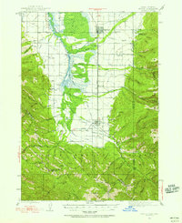 Driggs 1943 topographic map thumbnail