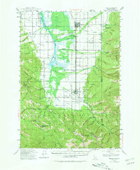 Driggs 1943 topographic map thumbnail