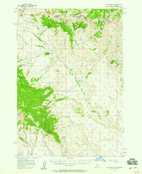 Edie Ranch 1957 topographic map thumbnail