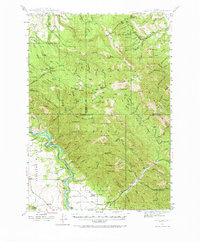 Garns Mtn 1943 topographic map thumbnail