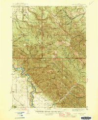 Garns Mtn 1946 topographic map thumbnail