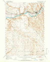 Glenns Ferry 1948 topographic map thumbnail