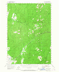 Gold Fork 1954 topographic map thumbnail
