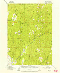 Gold Fork 1954 topographic map thumbnail
