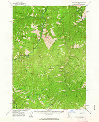 Greyhound Ridge 1961 topographic map thumbnail