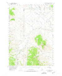 Hawley Mountain 1957 topographic map thumbnail