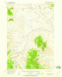 Hawley Mountain 1957 topographic map thumbnail