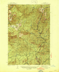 Headquarters 1944 topographic map thumbnail