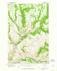 Kendrick topographic map thumbnail