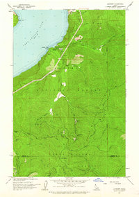 Lakeview 1961 topographic map thumbnail