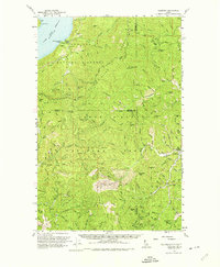 Lakeview 1961 topographic map thumbnail