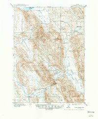 Lanes Creek topographic map thumbnail