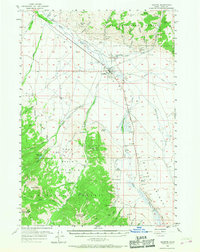 Leadore 1956 topographic map thumbnail
