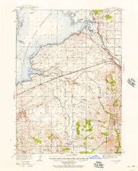 Michaud 1934 topographic map thumbnail