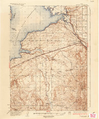 Michaud 1937 topographic map thumbnail