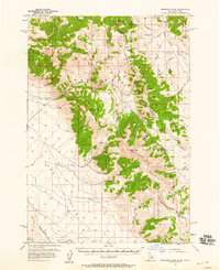 Morrison Lake 1956 topographic map thumbnail
