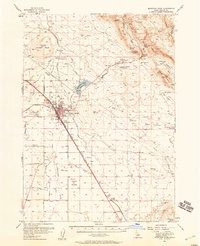 Mountain Home 1956 topographic map thumbnail