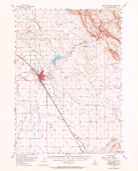 Mountain Home 1956 topographic map thumbnail
