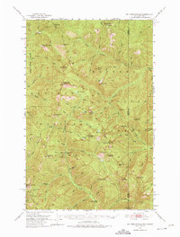 Mt Pend Oreille topographic map thumbnail
