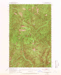 Mt Pend Oreille 1951 topographic map thumbnail