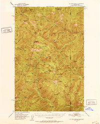 Mt Pend Oreille 1951 topographic map thumbnail