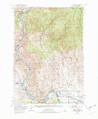 Olds Ferry 1952 topographic map thumbnail