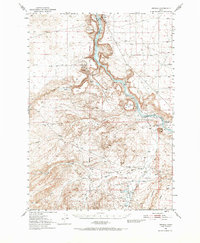 Oreana 1949 topographic map thumbnail
