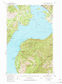 Packsaddle Mtn 1949 topographic map thumbnail