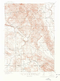 Paradise Valley 1918 topographic map thumbnail