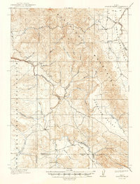 Paradise Valley 1918 topographic map thumbnail