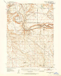 Pasadena Valley 1949 topographic map thumbnail