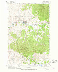 Potlatch 1960 topographic map thumbnail