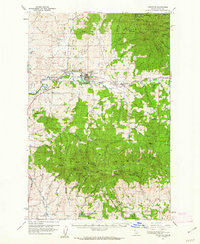 Potlatch 1960 topographic map thumbnail