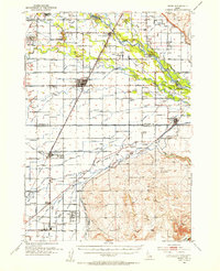 Rigby 1950 topographic map preview