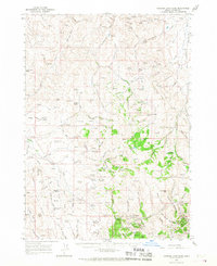 Rooster Comb Peak 1965 topographic map thumbnail
