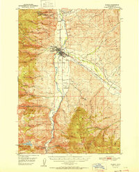 Salmon 1951 topographic map preview