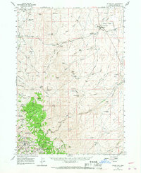 Silver City 1965 topographic map thumbnail
