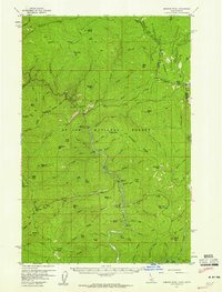 Simmons Peak 1957 topographic map thumbnail