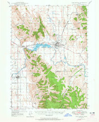 Soda Springs 1948 topographic map preview