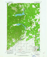 Spirit Lake 1961 topographic map thumbnail