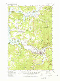 St. Maries 1957 topographic map thumbnail
