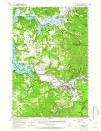 St. Maries 1957 topographic map thumbnail
