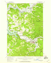 St. Maries 1957 topographic map thumbnail