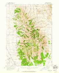 Strevell 1959 topographic map preview