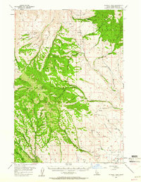 Sturgill Peak 1957 topographic map thumbnail