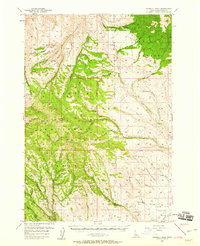 Sturgill Peak 1957 topographic map thumbnail